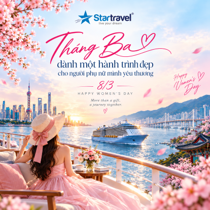 THƯỢNG HẢI – BUSAN | HÀNH TRÌNH 8/3 TRÊN SPECTRUM OF THE SEAS